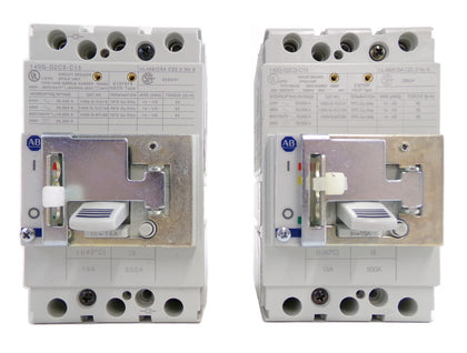 AB Allen-Bradley 140G-G2C3-C15 3-Pole Circuit Breaker Lot of 2 Working