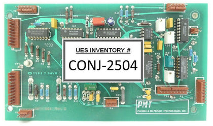 PMT Plasma Materials Technology AW-094 Process PCB Rev. D Working Surplus