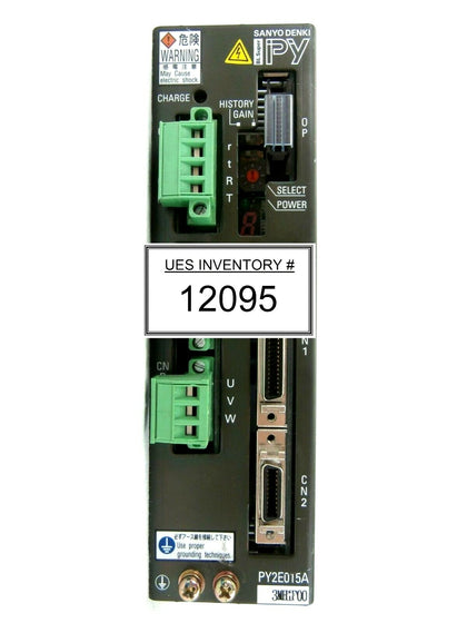 Sanyo Denki PY2E015A3MH1P00 Servo Amplifier BL Super PY Used Working