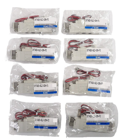 SMC SY7420-5L7-02N-F2 Solenoid Valve Reseller Lot of 8 New Surplus