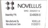 Novellus Systems 02-408298-00 Vortex Robot Controller Incomplete As-Is Spare