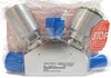 Parker Veriflo 45300319 3-Way Pneumatic Diaphragm Valve 945Y2NC/NOFSFFMA New