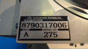 SVG Silicon Valley Group 8790317006 Light Filter Rev. A Used Working