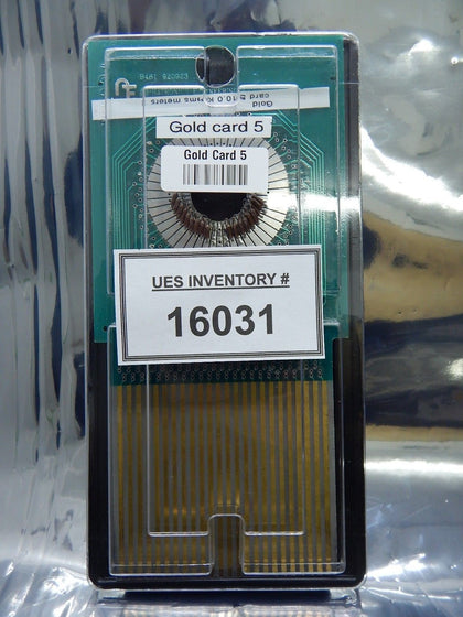 Alphatronics Gold Card 5 Probe Card PCB Standard B481 10.0 Kohms Meters 3 Used