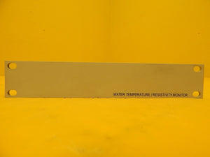 Varian Semiconductor VSEA E111095460 Water Temperature/Resistivity Monitor Spare