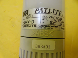 Patlite SEFW-D Modular Signal Tower 01820M Reseller Lot of 3 Used Working