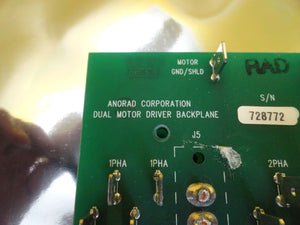 Anorad 68712 Dual Motor Driver Backplane PCB C46717 AMAT Orbot WF 736 DUO Used