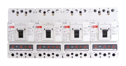 Eaton KD3400F 3 Pole Industrial Circuit Breaker Assembly KD 35k Lot of 4 Spare