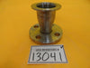 MDC Vacuum Products Conical Reducer Nipple Adapter 100ASA to NW50 Used Working