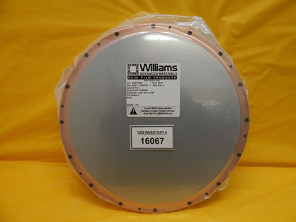 Williams Advanced Materials ZTH08446 Ni/Fe 18.2% wt% Target for Nordiko AMR New