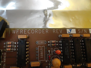 Orbot Instruments WF29132 WFRECORDER REC_IP PCB Card AMAT WF 720 Used Working
