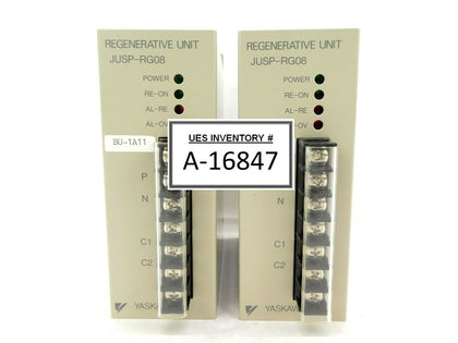 Yaskawa Electric JUSP-RG08 Regenerative Unit Lot of 2 Working Surplus