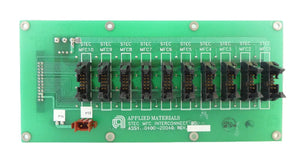 AMAT Applied Materials 0100-20010 STEC MFC Interconnect PCB Working Surplus