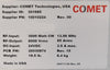 Comet Technologies 10010224 RF Match 3000W @ 13.56 8000 Vrms OEM Refurbished