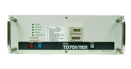 Osaka Vacuum TD701/1101 Turbomolecular Pump Controller Turbo Tested Working