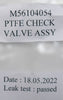 Edwards M56104054 iXH Series PTFE Check Valve Assembly New Surplus
