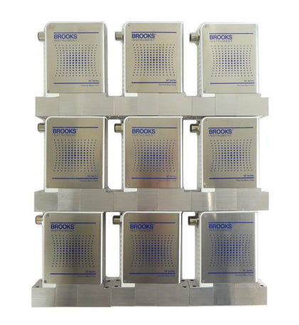 Brooks Instrument GF125CXXC Mass Flow Controller MFC Lot of 9 Working Spare
