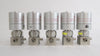 Fujikin 555025 316L-P Diaphragm Valve Type N.C. Lot of 5 Working