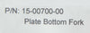 Novellus Systems 15-00700-00 Plate Bottom Fork Manufacturer Refurbished