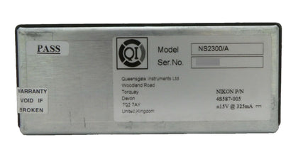 QI Queensgate Instruments NS2300/A Position Sensor Nikon 4S587-005 NSR Working