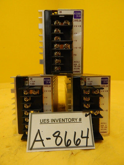 Cosel K150AU-24 24V Power Supply Reseller Lot of 3 Used Working