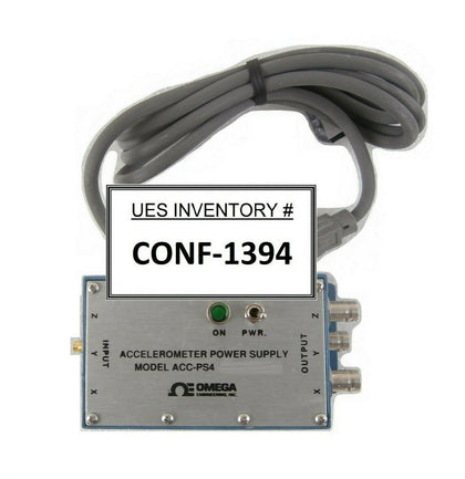 Omega Engineering ACC-PS4 AC Powered Triaxial Accelerometer Power Supply New
