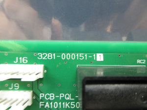 TEL Tokyo Electron 3281-000151-11 Interface Board PCB FA1011K501B Used Working
