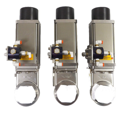 VAT 01032-KE11-AOK1 Mini UHV Gate Valve Assembly w/ Purge Lot of 3 Working