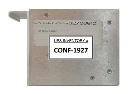 SCP Santa Clara Plastics 3270061C MCS A/D Analog to Digital Module Working Spare