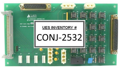Lam Research 810-17082-001 16 Channel Heat/Cool PCB Rev. B Working Surplus
