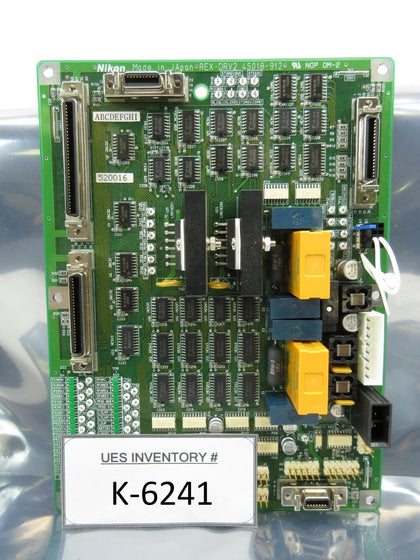 Nikon 4S018-912 Interface Relay Board Driver Board PCB REX-DRV2 NSR-S204B Used