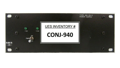 MKS Instruments 260PS-3 Power Supply Type 260 PS-3 Working Surplus