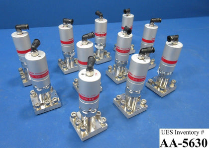 Fujikin 091404 Type NC Diaphragm Valve 0.39~0.59MPa 3 Port C-Seal Lot of 11 used