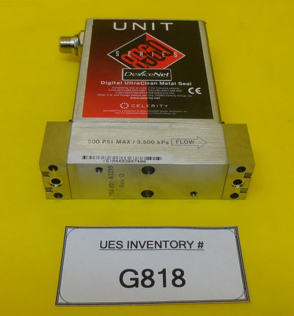 Unit Instruments UFC-8565 Mass Flow Controller MFC 15L NH3 8560 Used Working