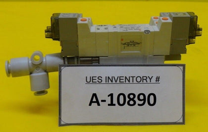 SMC SS5Y3-42-04-C6F-Q Pneumatic Manifold Z-3797 Used Working
