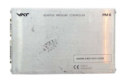VAT 650PM-24CH-AFC1 Adaptive Pressure Controller PM-6 TEL 3D80-000019-14 Working