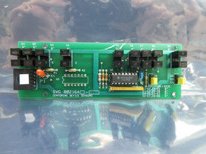 SVG Silicon Valley Group 80216A-01 Wafer Centering Device Sensors Board PCB Used