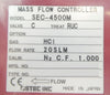 STEC SEC-4500M Mass Flow Controller MFC 20 SLM HCI New Surplus