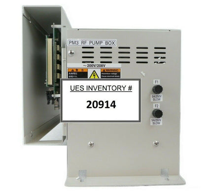 TEL Tokyo Electron PM3 RF Pump Box Assembly PCB 2L81-050097-32 MARK 8 Working