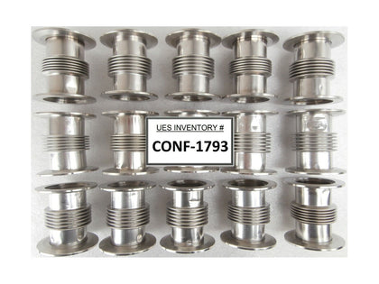 MKS Instruments NW50 3" Vacuum Bellows Stainless Steel Lot of 15 HPS Edwards New