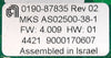 MKS Instruments AS02500-38-1 Interlock Module PCB CDN497 AMAT 0190-87835 Working
