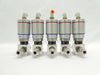 Qualiflow 2x10-9atm.cm3/Sec N.C. 2-Way Pneumatic Valve F HF Series Lot of 5