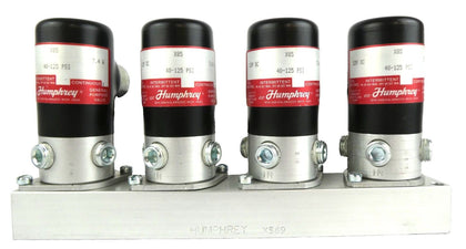 Humphrey X85 VDC Solenoid Valve Assembly 40-125 PSI Working Surplus