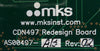 MKS Instruments AS01500-83 Interlock Module PCB Card CDN500R-83 AMAT 0190-43383
