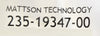 Mattson Technology 235-19347-00 Wafer Paddle Arm End Effector 303-05074-00 New