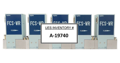 Fujikin FCS-WR Ar Flow Control System MFC Reseller Lot of 5 TEL Working Surplus