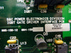 S&C Electric 4158-13 IGBT Gate Driver Interface PCB 005-156-12 Used Working
