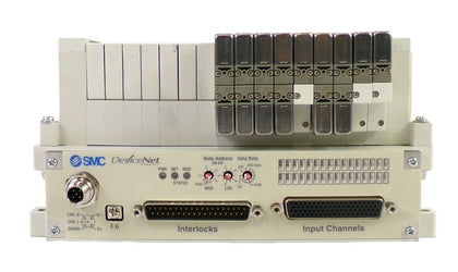 SMC VV5Q11-16-X3096V 16-Port Pneumatic Manifold EX420-SDN1 AMAT 4060-00933 Spare