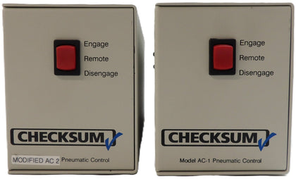Checksum Model AC-1 Pneumatic Control Lot of 2 Working