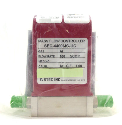 STEC SEC-4400MC-UC Mass Flow Controller MFC 100 SCCM Ar New Surplus